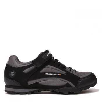 Muddyfox TOUR100 Low Junior Cycling Shoes - Black/Charcoal