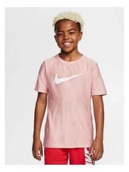 Nike Boys Training T-Shirt - Red White