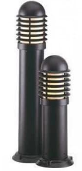 1 Light Outdoor Bollard - E27 - 450Mm Black IP43, E27