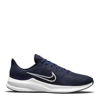 Nike Downshifter 11 Running Shoes Mens - Navy/White