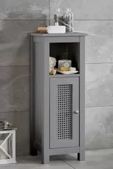 Hathaway Single Door Cabinet - Grey - MDF