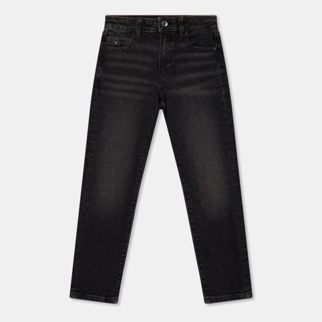 Tommy Hilfiger Kids Straight Leg Jeans Wash Black PT2 male 10Y