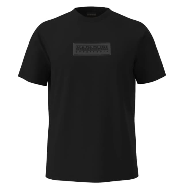 T-Shirt Napapijri S-Box Logo Noir Male L