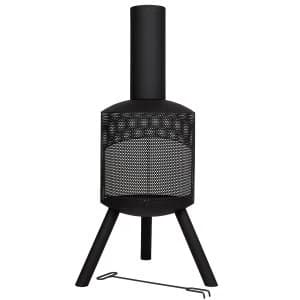 La Hacienda Santana Perforated Fireplace - Black