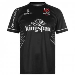Kukri Ulster Away Jersey Mens - Black/White