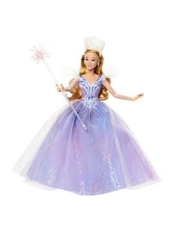Mattel Wicked: Teil 2 von Universal Pictures Glinda Deluxe-Modepuppe mit abnehmbarem Outfit und 3 Accessoires vom Film inspiriert JFM13