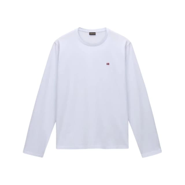 T-Shirt Napapijri Salis Ls 1 Blanc Male M