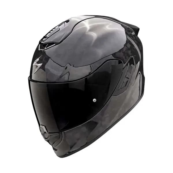 Scorpion Exo-1400 Evo II Air Onyx Carbon Solid Black Full Face Helmet Size M