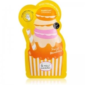 Le Mini Macaron Sweet Mandarin Hand Mask 24ml