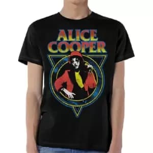 Alice Cooper - Snake Skin Unisex Large T-Shirt - Black