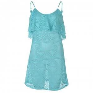 SoulCal Mesh Vest Beach Dress Ladies - Aqua