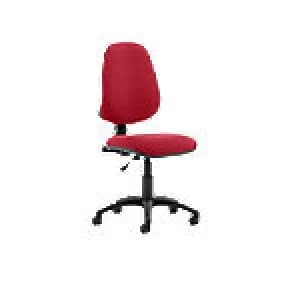 Task Operator Chair Eclipse I Lever Wine Fabric Without Arms