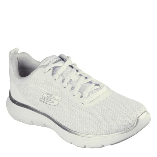 Skechers Flex Appeal 5.0 Uptake Trainer - White Size 6, Women White WFOLI Female 6