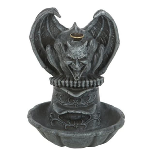 Something Different Something Different Gargoyle Backflow Incense Burner in Grey Grey One Size Unisex 5063574403337