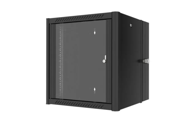 Lanview RWP12U45BL-D rack cabinet 12U Wall mounted rack Black