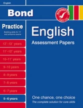 Bond English Assessment Papers 5-6 Years by Sarah Lindsay Paperback