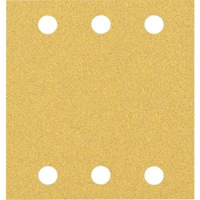 Bosch Accessories Bosch Accessories 2608901655 Random orbit sander sandpaper Grit size 60 (L x W) 107mm x 115mm 50 pc(s) 2608901655