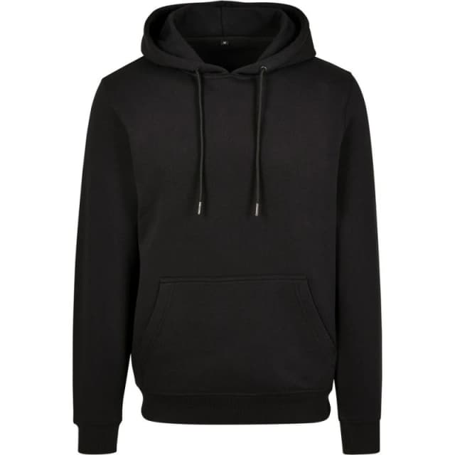 Build Your Brand Mens Premium Hoodie in Black Size: Small Black Male S