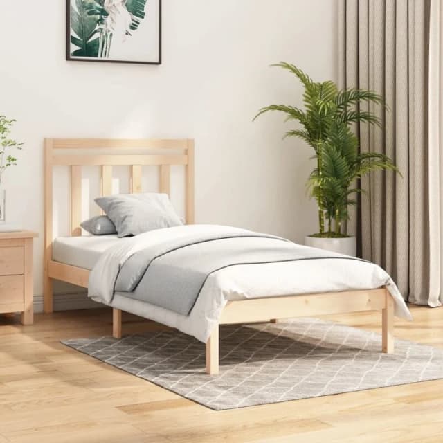 VIDAXL Vidaxl - Bed Frame without Mattress 90x190cm Single Solid Wood 8720287039570