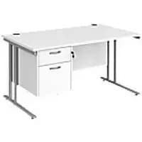 Dams International Desk MC14P2SWH 1,400 x 800 x 725 mm