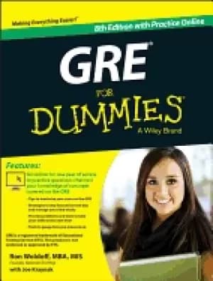 gre for dummies with online pra