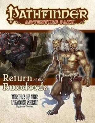 Pathfinder Adventure Path: Temple of the Peacock Spirit (Return of the Runelords 4 of 6) Paperback