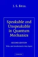 speakable and unspeakable in quantum mechanics