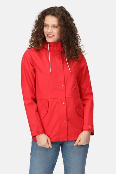 Regatta Bayla Miami Red Waterproof Hooded Jacket - Womens - Size: 16