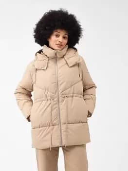 Regatta Rurie Baffled/quilted Jackets, Light Brown, Size 10, Women