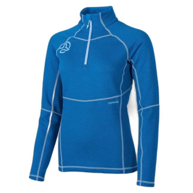 Ternua Womens 1/2 zip round-neck sweater Ternua Momhill Bleu Female S