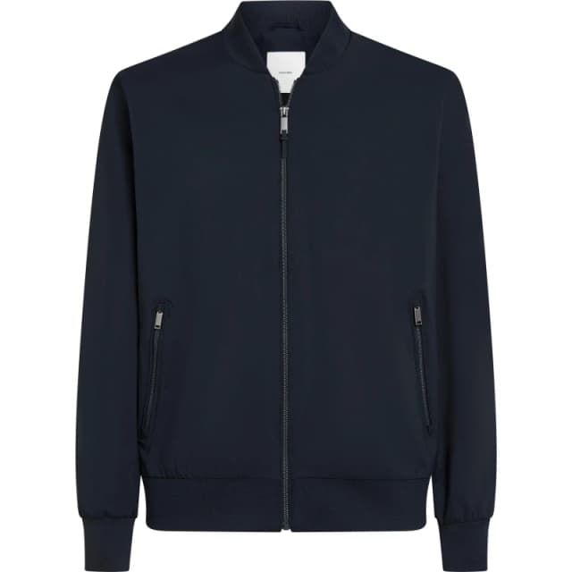 Calvin Klein Mens Matte Long Sleeve Bomber Jacket Sky Captain male S