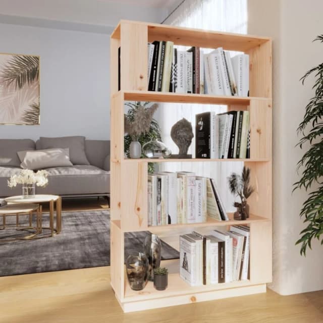 VIDAXL Vidaxl - Book Cabinet/Room Divider 80x25x132cm Solid Wood Pine 8720286906026