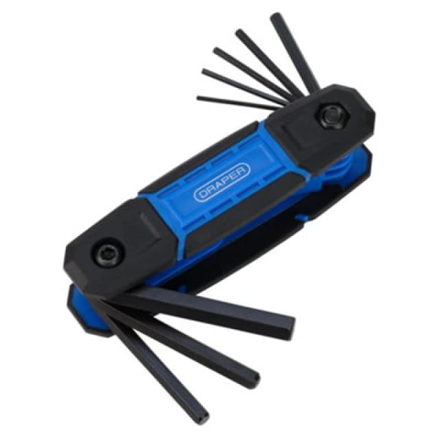 Draper 31124 Folding Hex Key Set (8 Piece)