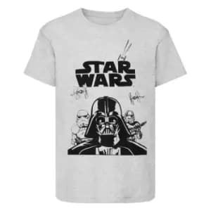Star Wars Childrens/Kids Darth Vader T-Shirt (3/4 Years) (Grey)