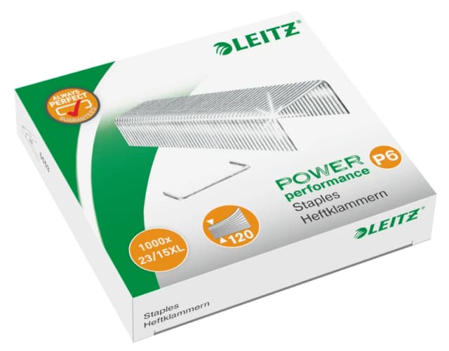 Leitz 23 15 XL Staples with 10mm shank Pack of 1000 staples