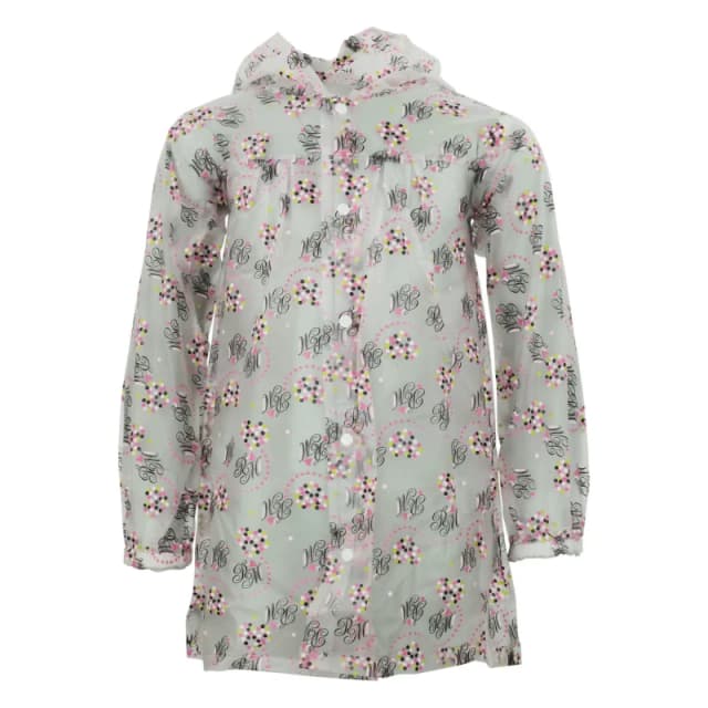 Peak Mountain Girl's waterproof jacket Peak Mountain Feak Blanc Female 3 ans FEAK/WAN/TRANSPARENT / ROSE