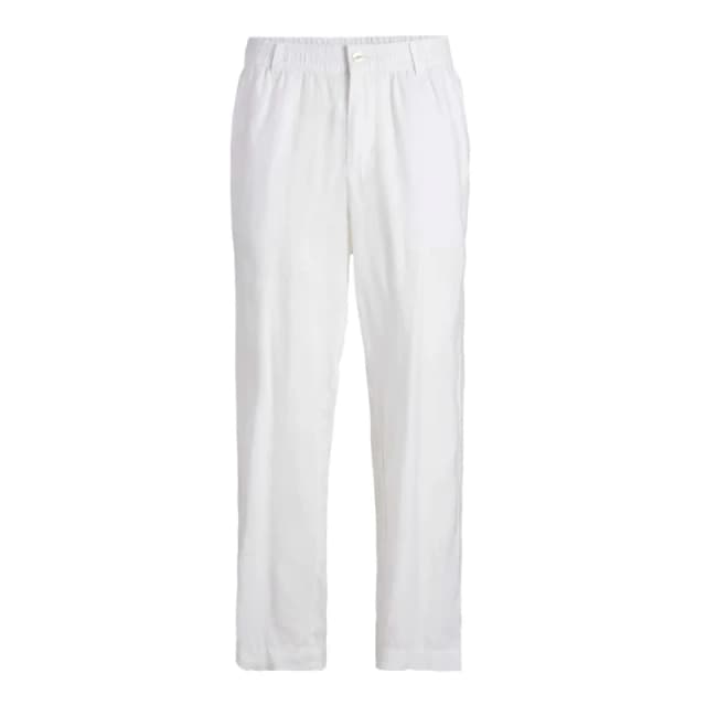 jack & jones Linen chino Trousers Jack & Jones Karl Lawrence Blanc Male XL