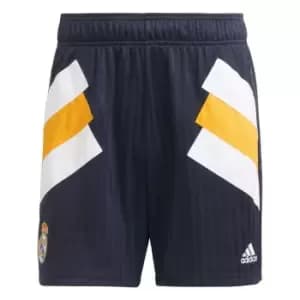 adidas Real Madrid Icon Shorts Mens - Black