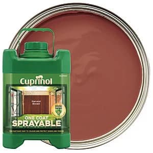 Cuprinol One Coat Sprayable - Harvest Brown 5L