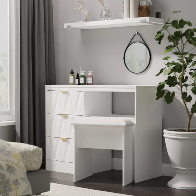 Ready Assembled 2 U Washington Vanity (Ready Assembled) in White Size: Medium White Unisex Medium