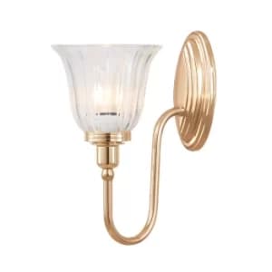 Blake Classic 1 Light Wall Light, Rose Gold, IP44