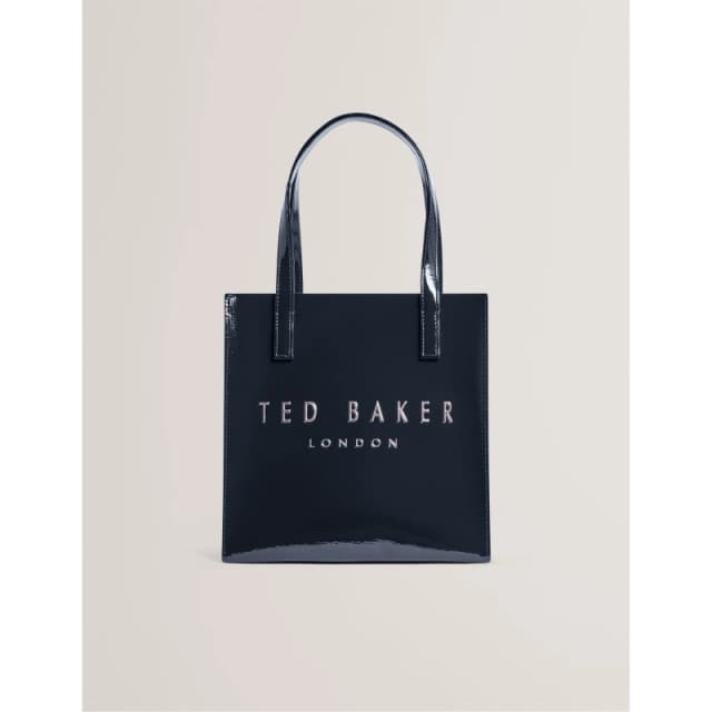 Ted Baker Womens Crinkle Icon Tote Bag Navy female One Size