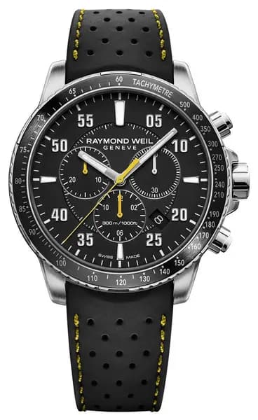 Raymond Weil 8570-SR2-05207 Mens Tango Black and Yellow Watch