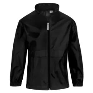 B&C Childrens Sirocco Lightweight Jacket / Childrens Jackets (9/11) (Black)