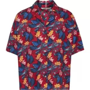 Tommy Jeans Tjw Printed Oversized Ss Shirt - Multi