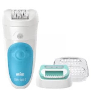 Braun Silk-epil 5-511 Wet & Dry Epilator - White/Blue