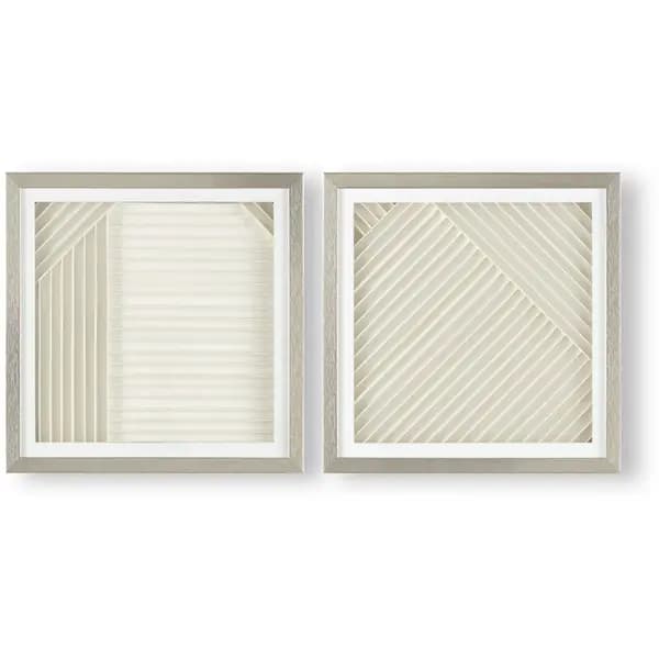 ART FOR THE HOME Art For The Home - Linear Luxe Set of 2 Framed Prints - Pink 113206