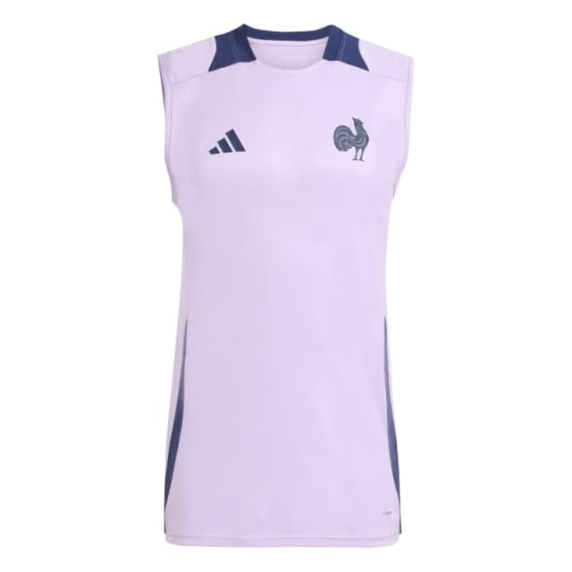 adidas France Rugby World Cup Singlet 2025 Adults Powder Plum male 2XL