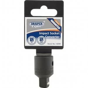 Draper Expert Impact Socket Converter 1/2" Female 3/8" Female