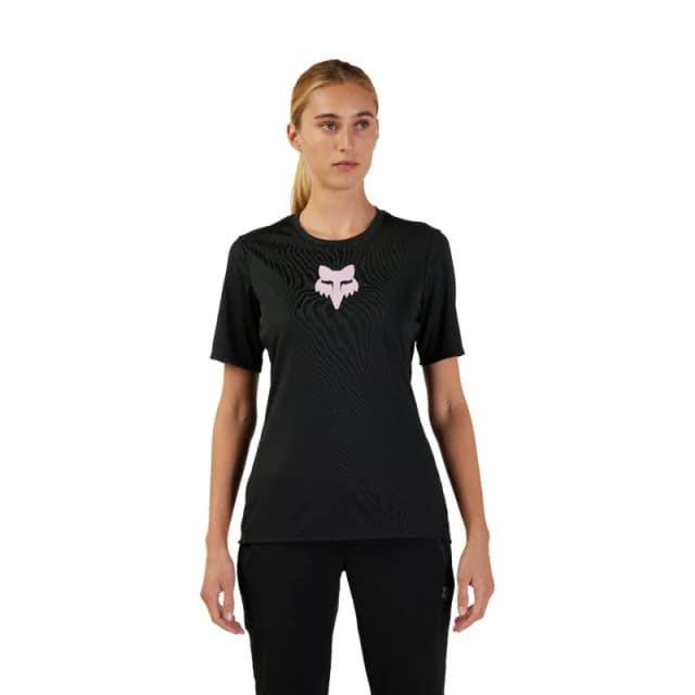 Fox Ranger Fox Head Jerseys Black female 8 (XS)